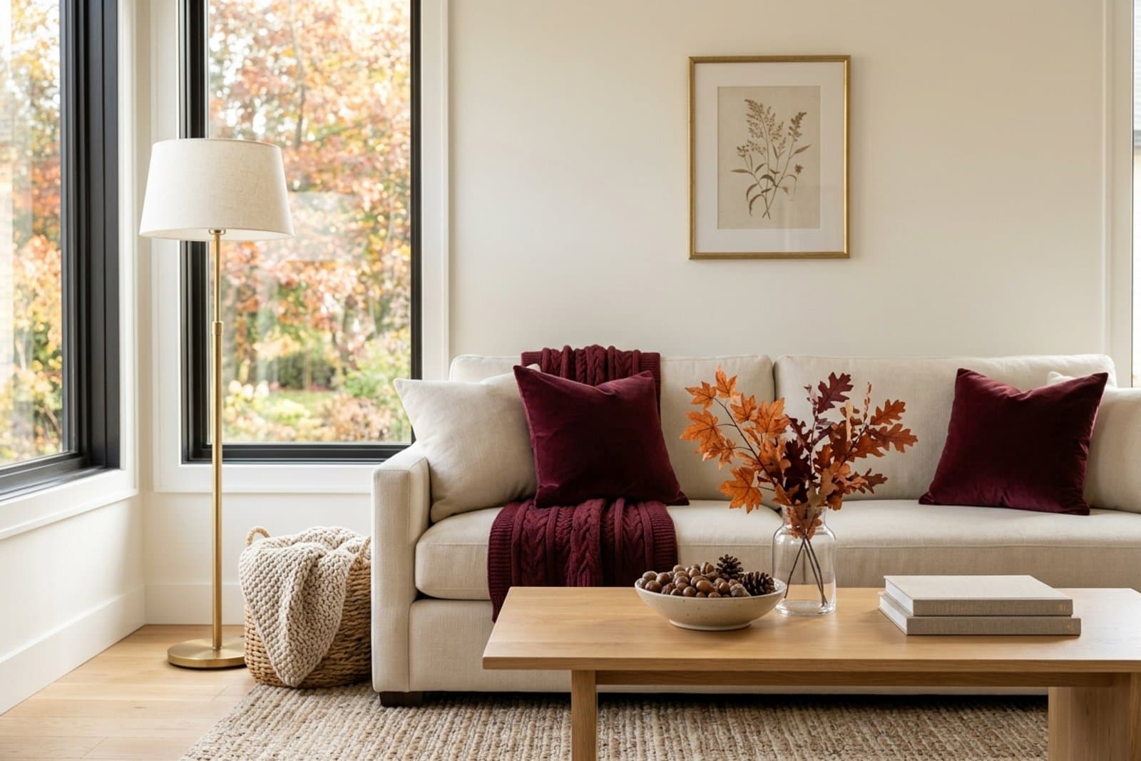 How to Decorate With Burgundy This Fall